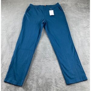 Marycrafts Teal Blue Dress Pants Women's Size 12 Career Casual Stretch